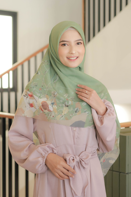 [ BUY 3 GET 1 FREE HIJAB ] Coconut Scarf Jumbo - JS93.9 Frosty Sage