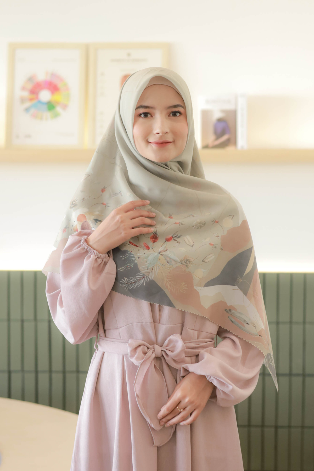 [ BUY 3 GET 1 FREE HIJAB ] Coconut Scarf Jumbo - JS93.10 Linen Brown