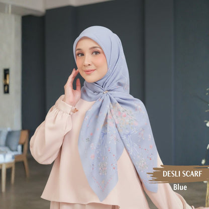 Desly Scarf - DP32.7 DV32.7 DJ32.7 Blue