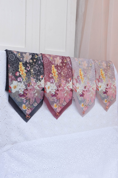 Leaf Rahma Scarf - AM31.1 AC31.1 HJ31.1 Black