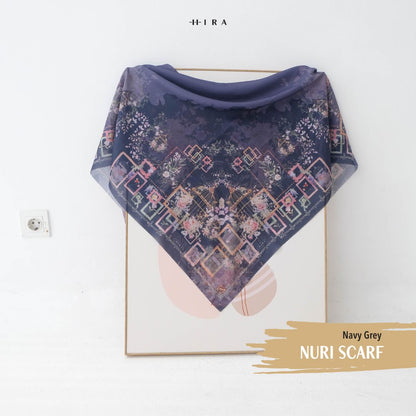 Nuri Scarf - NU33.2 NY33.2 NH33.2 Navy Grey