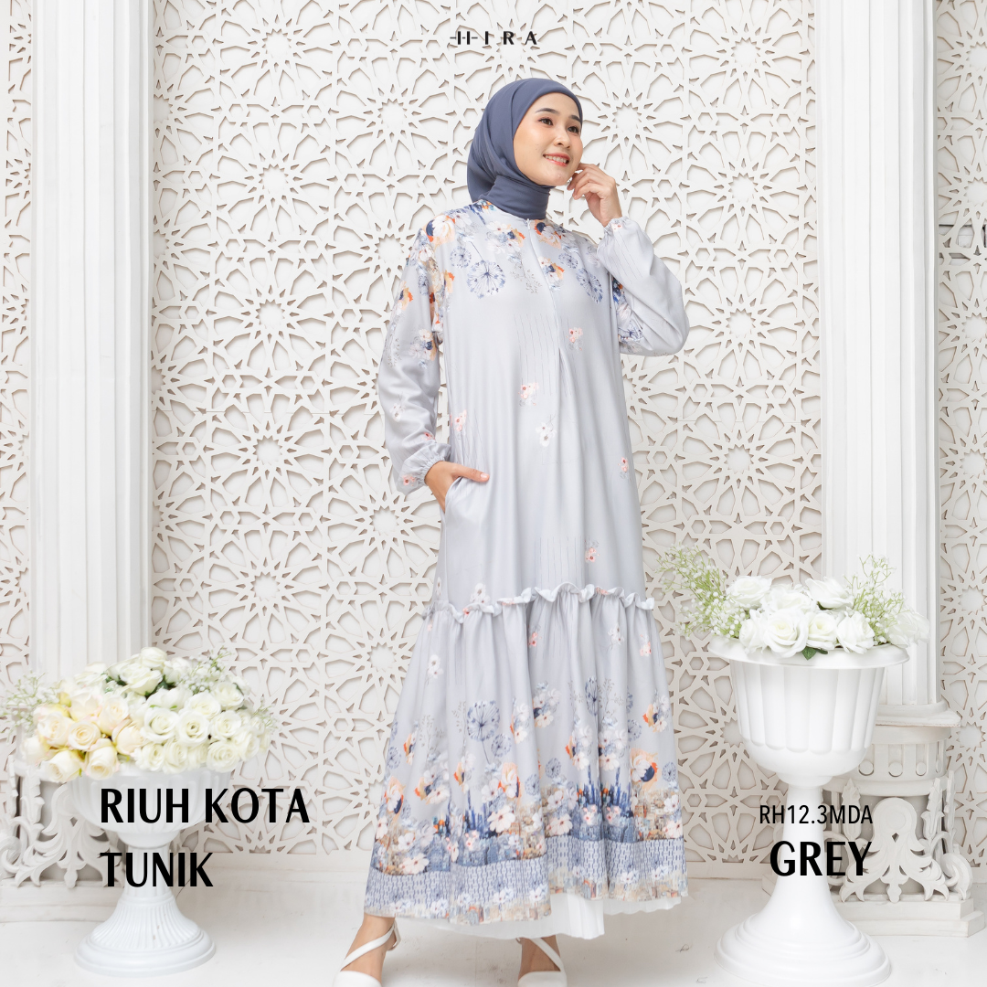 [DISKON AMBYAR] PART II Last Stock HIRA - Dress Hijabwanitacantik | Dress Printing Exclusive | Gamis Pakaian Muslim | Sarimbit -Gamis Baju Koko