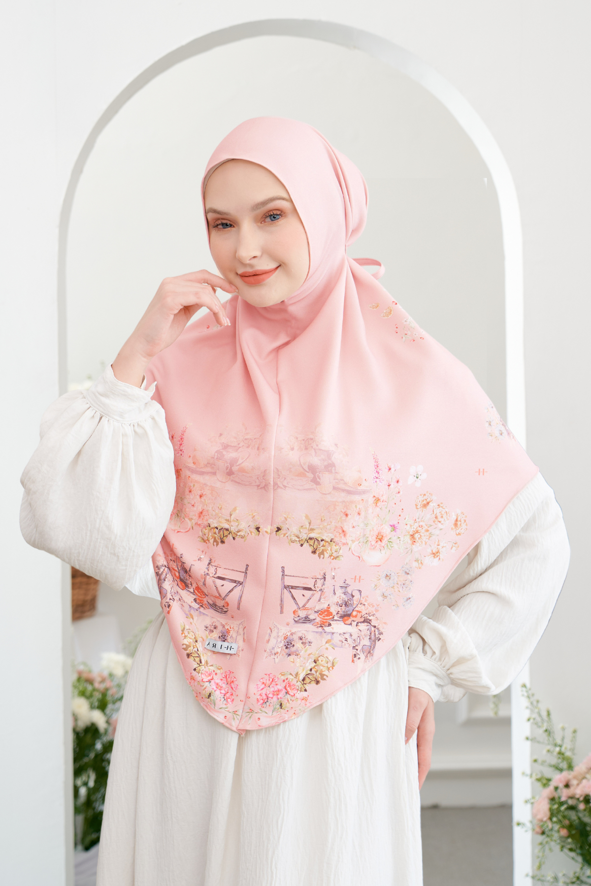 Hijab Instan Baiti Camellia Jumbo | Rose- CB11.3