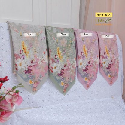 Leaf Rahma Scarf - AM31.5 AC31.5 HJ31.5 Pink