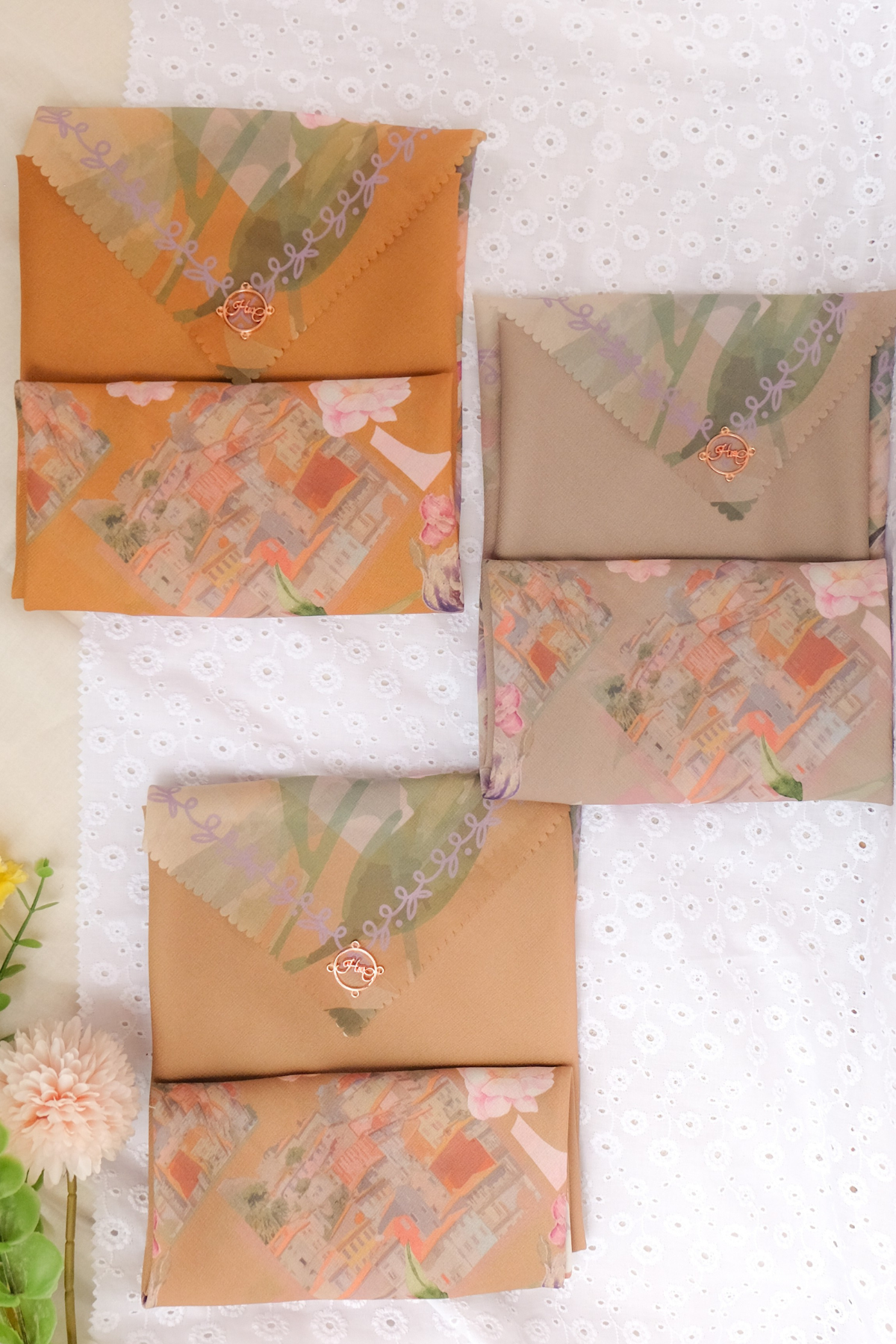 Leaf Kafa Scarf - KF30.2 VK30.2 JF30.2 Gold