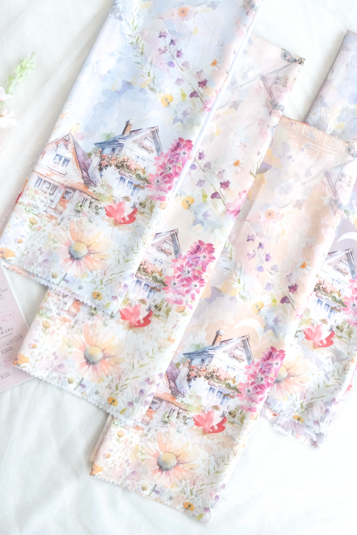 [ BUY 3 GET 1 FREE HIJAB ] Verbena - Scarf Square British Voal - Buttercream - VR26.14