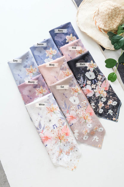 Leaf Mirea Scarf - LF29.3 LL29.3 LB29.3 Denim
