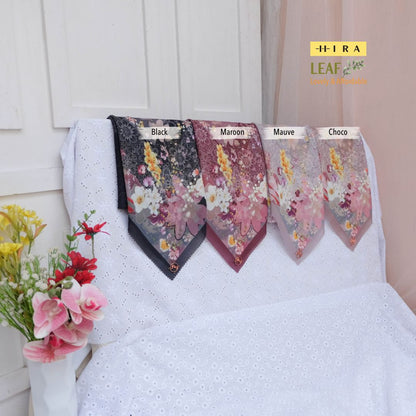 Leaf Rahma Scarf - AM31.1 AC31.1 HJ31.1 Black