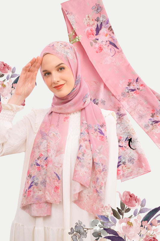 Pashmina Emily Cerutti - POM9.9 Pastel Pink