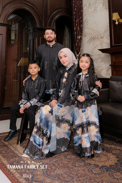 TAMANA Family Set — Black | HIRA Raya 2027