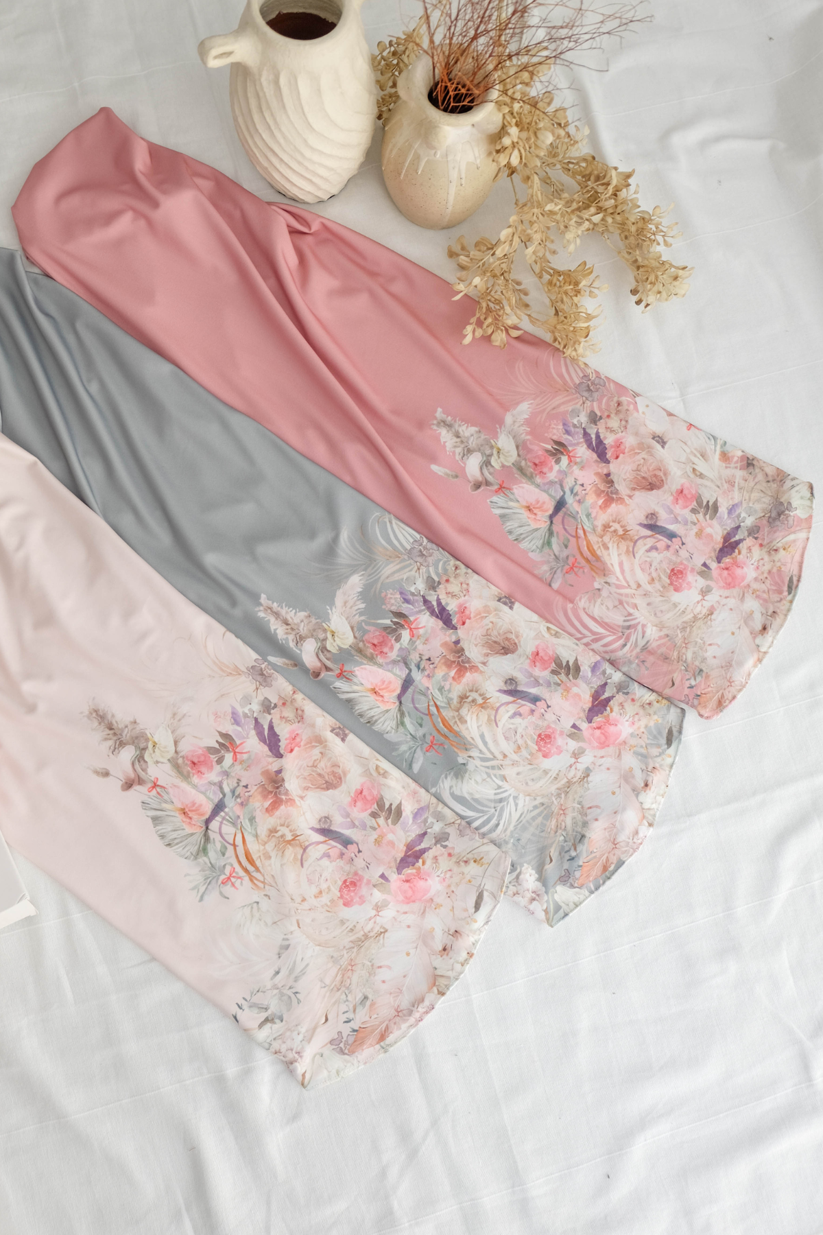 [ BUY 3 GET 1 FREE HIJAB ] Runa Emily - RE46.10 Cream