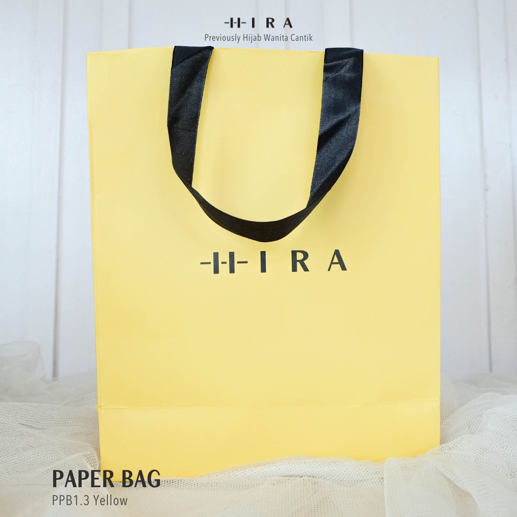 Paper Bag Hira - PPB1.3 Yellow