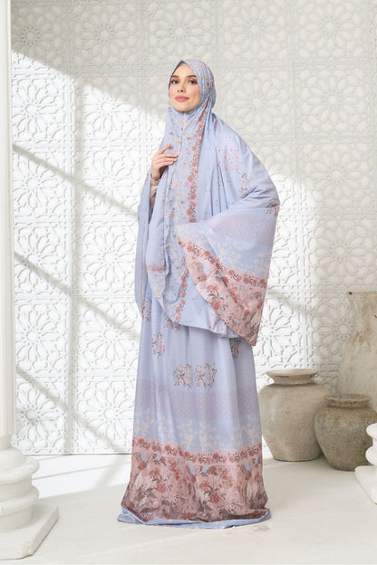 Mukena Willow | Travel Prayer Set - WL03.4 Grey