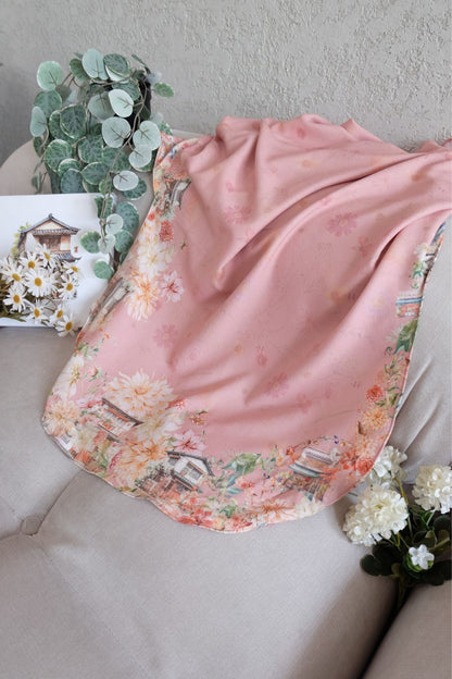 [ BUY 3 GET 1 FREE HIJAB ] Malaya Ohayo - MO55.7 Izumi Pink