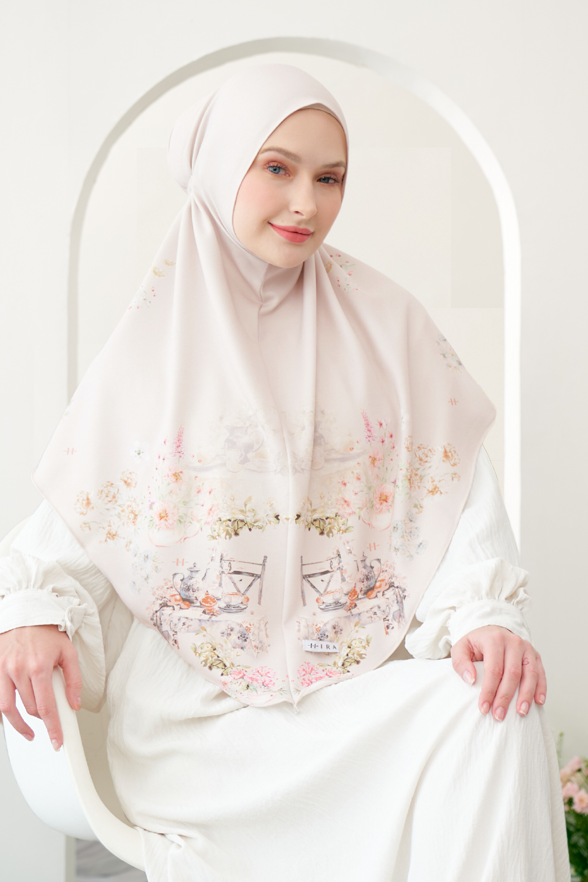 Hijab Instan Baiti Camellia Jumbo | Caramel - CB11.6