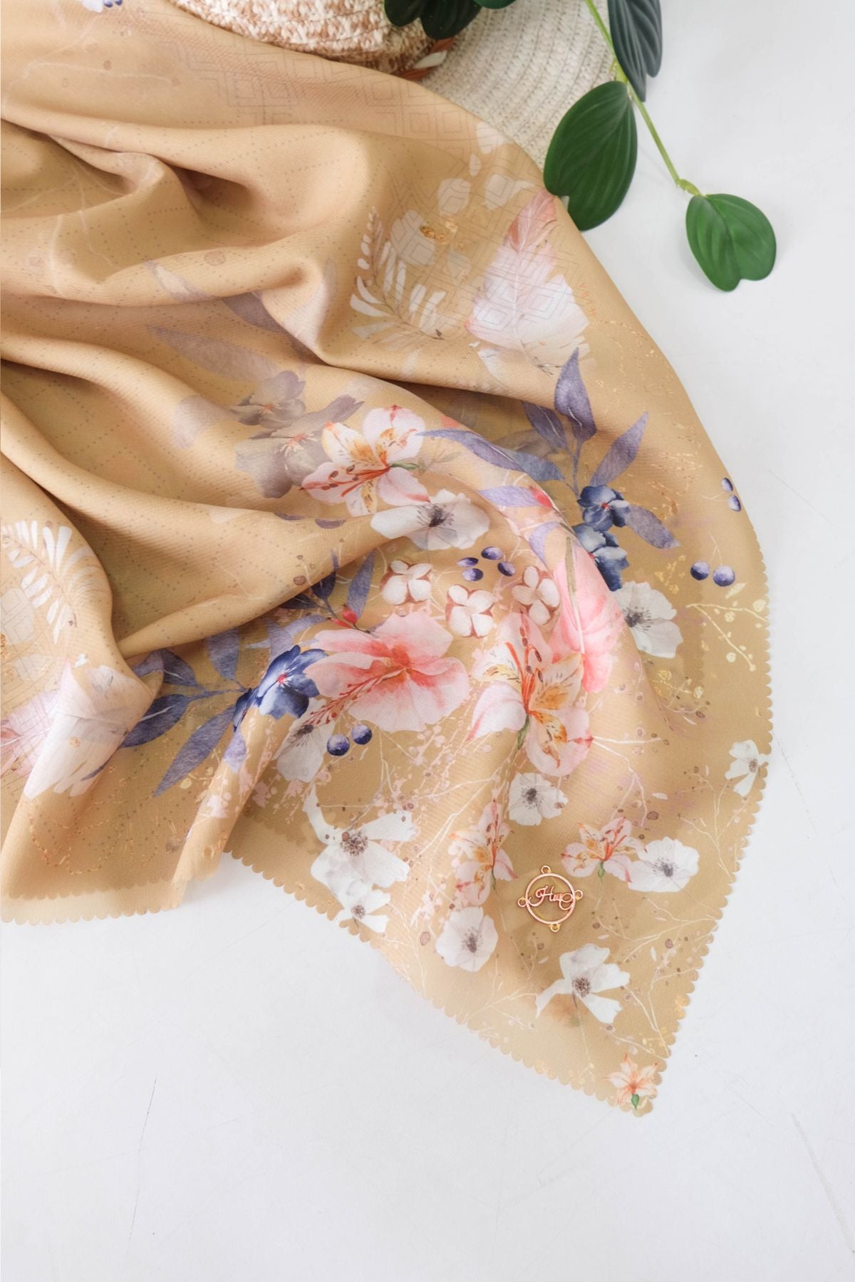 Leaf Mirea Scarf - LF29.7 LL29.7 LB29.7 Kiwi