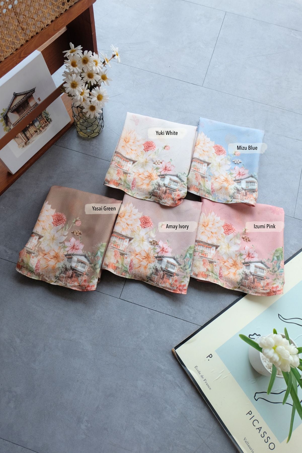 [ BUY 3 GET 1 FREE HIJAB ] Malaya Ohayo - MO55.2 Yuki White