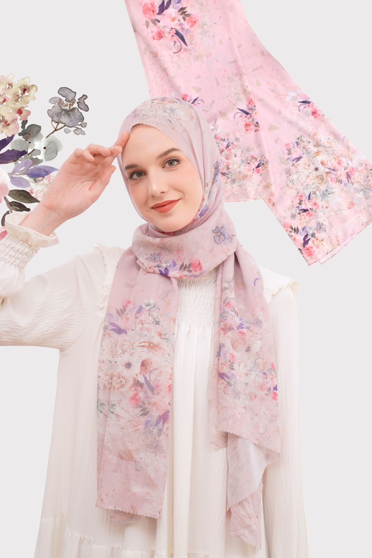 Pashmina Emily Cerutti - POM9.11 Silky Pink