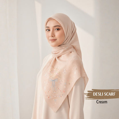Desly Scarf - DP32.9 DV32.9 DJ32.9 Cream
