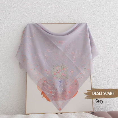 Desly Scarf - DP32.4 DV32.4 DJ32.4 Grey