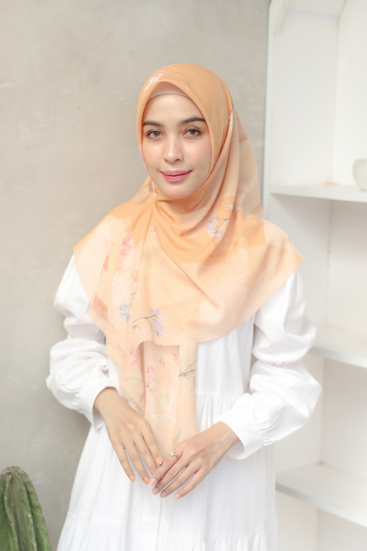 Segiempat Lily Scarf - LS71.5 Sahara