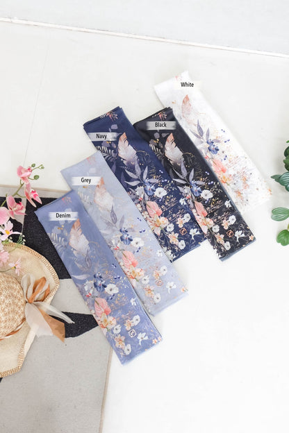 Leaf Mirea Scarf - LF29.3 LL29.3 LB29.3 Denim