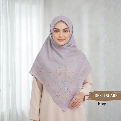 Desly Scarf - DP32.4 DV32.4 DJ32.4 Grey
