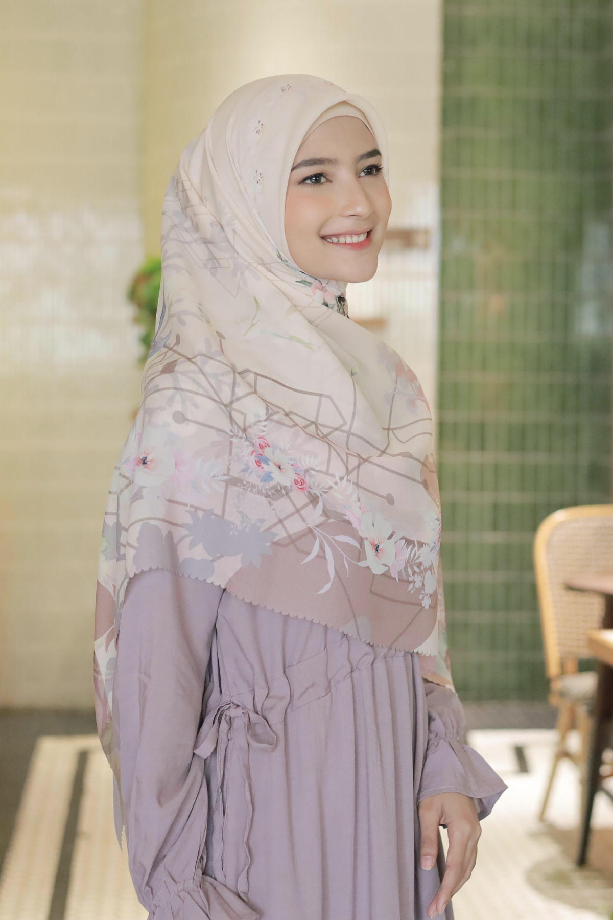Fresia Scarf JUMBO - FJ52.8 Creamy