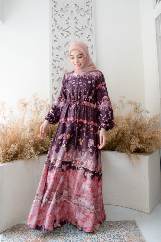 Wana Dress - Burgundy
