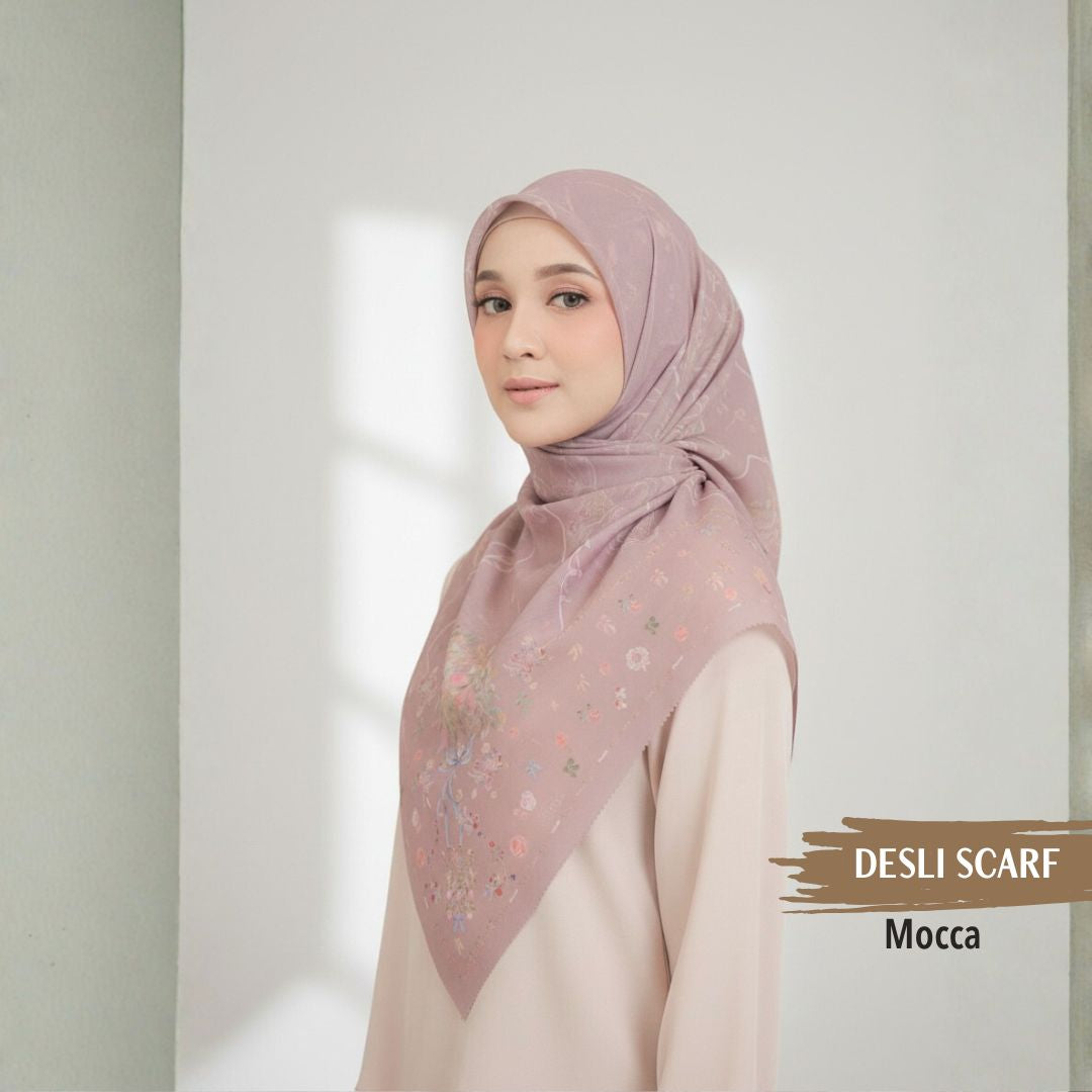 Desly Scarf - DP32.2 DV32.2 DJ32.2 Mocca