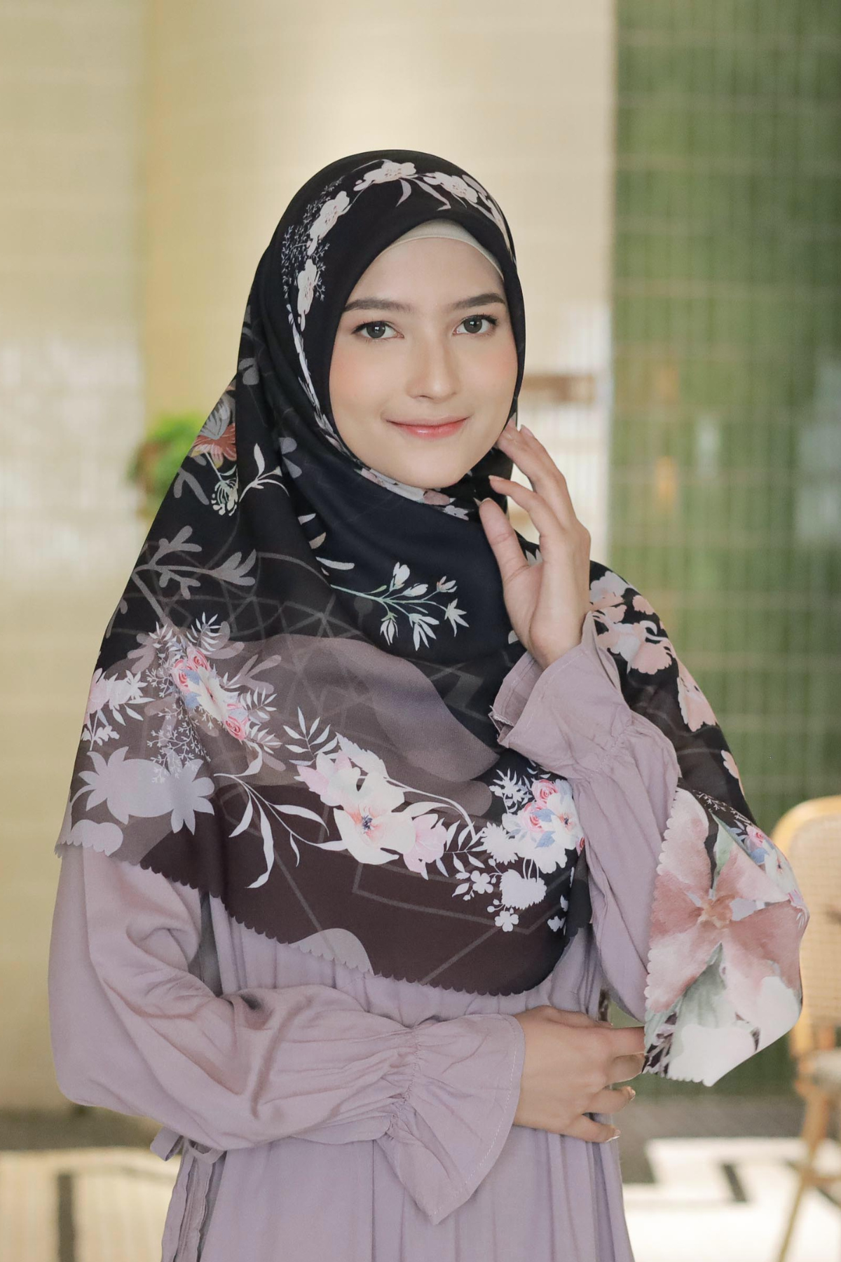 Fresia Scarf JUMBO - FJ52.1 Black