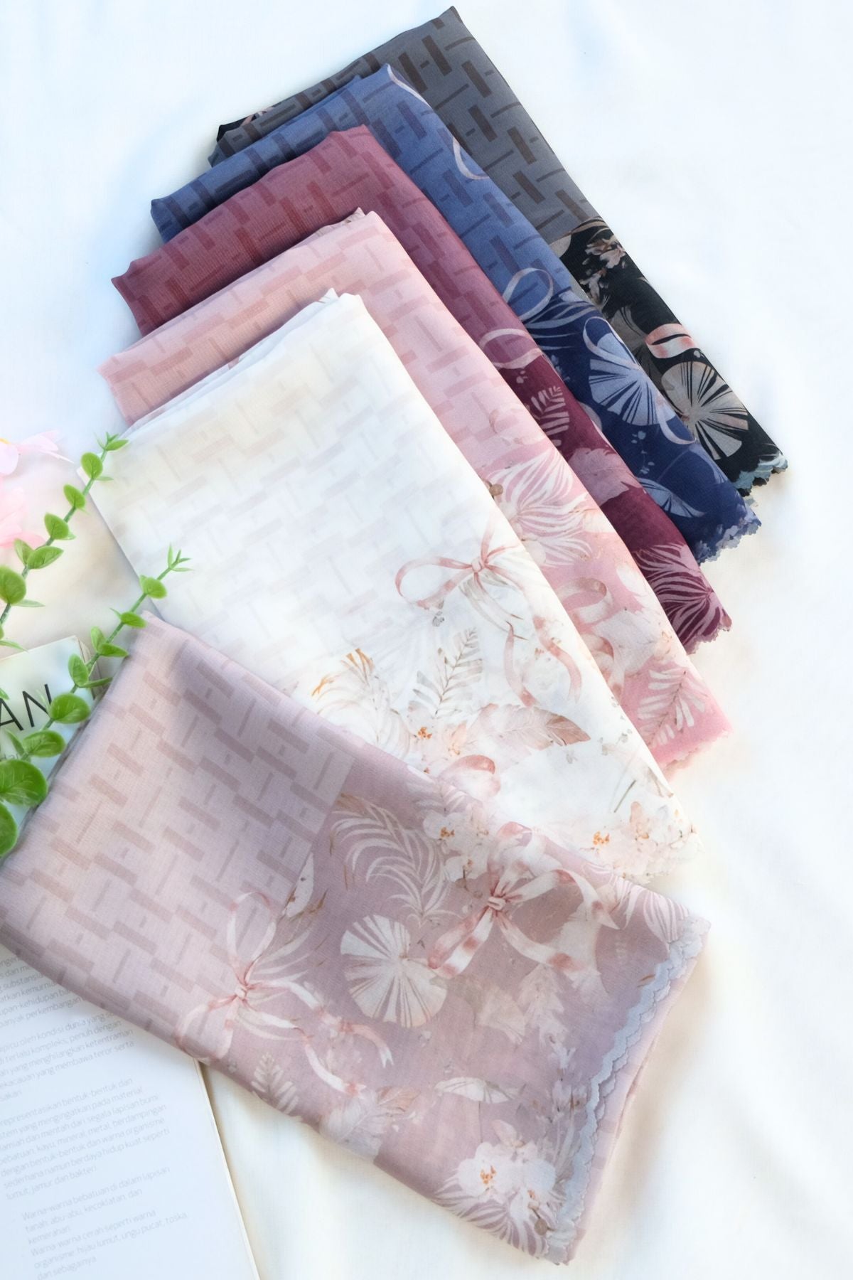 [ BUY 3 GET 1 FREE HIJAB ] Emily JUMBO - Scarf Square Premium Polycotton XL | MONO CHOCOCHINO - EB28.34