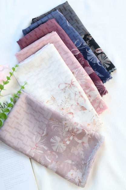 [ BUY 3 GET 1 FREE HIJAB ] Emily JUMBO - Scarf Square Premium Polycotton XL | MONO CHOCOCHINO - EB28.34
