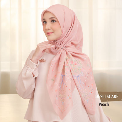 Desly Scarf - DP32.6 DV32.6 DJ32.6 Peach
