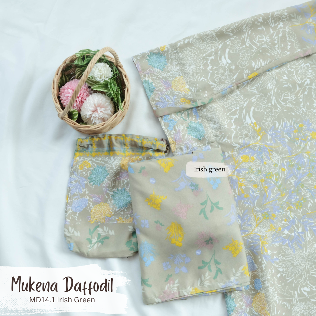 Mukena Daffodil - MD14.1 Irish Green