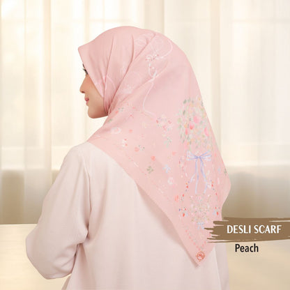Desly Scarf - DP32.6 DV32.6 DJ32.6 Peach