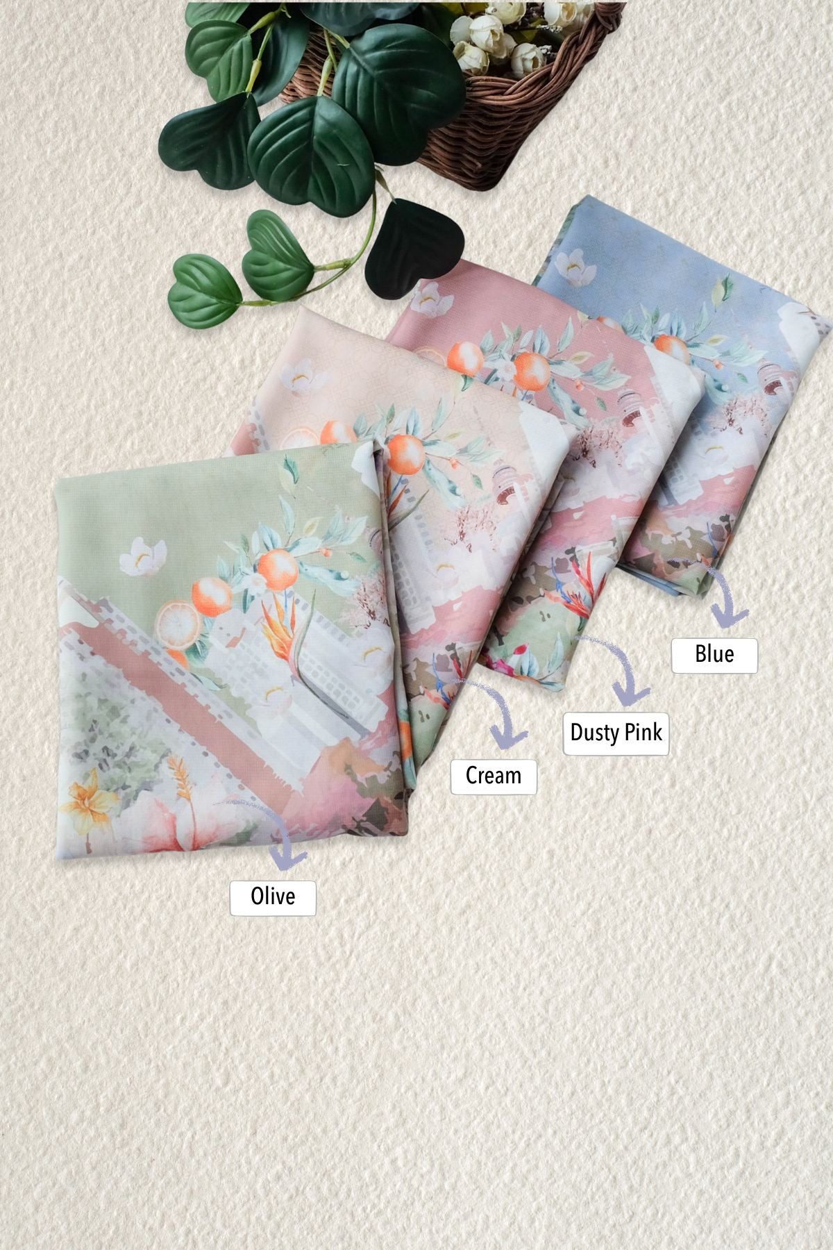 [ BUY 3 GET 1 FREE HIJAB ] Tangerine Scarf Jumbo - TJ16.13 Blue