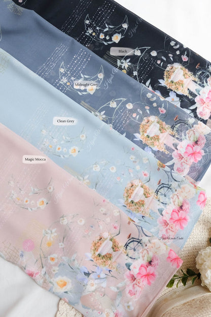 Florence - Pashmina Premium Ceruti - Midnight Grey - PM11.83