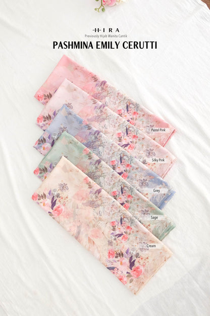 Pashmina Emily Cerutti - POM9.9 Pastel Pink