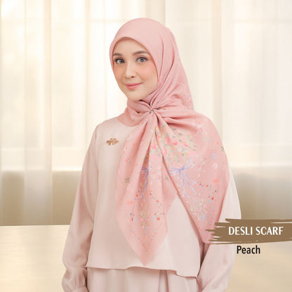 Desly Scarf - DP32.6 DV32.6 DJ32.6 Peach