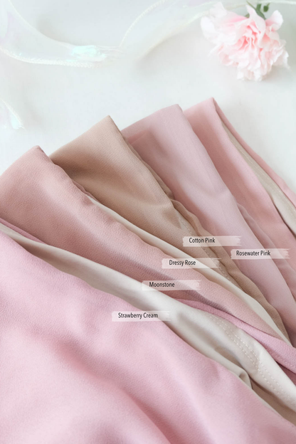 Pashmina Inner Kinara - Cotton Pink