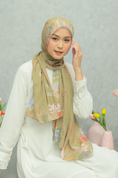 Sahara - Pashmina Premium Voal - Sand - PM11.59