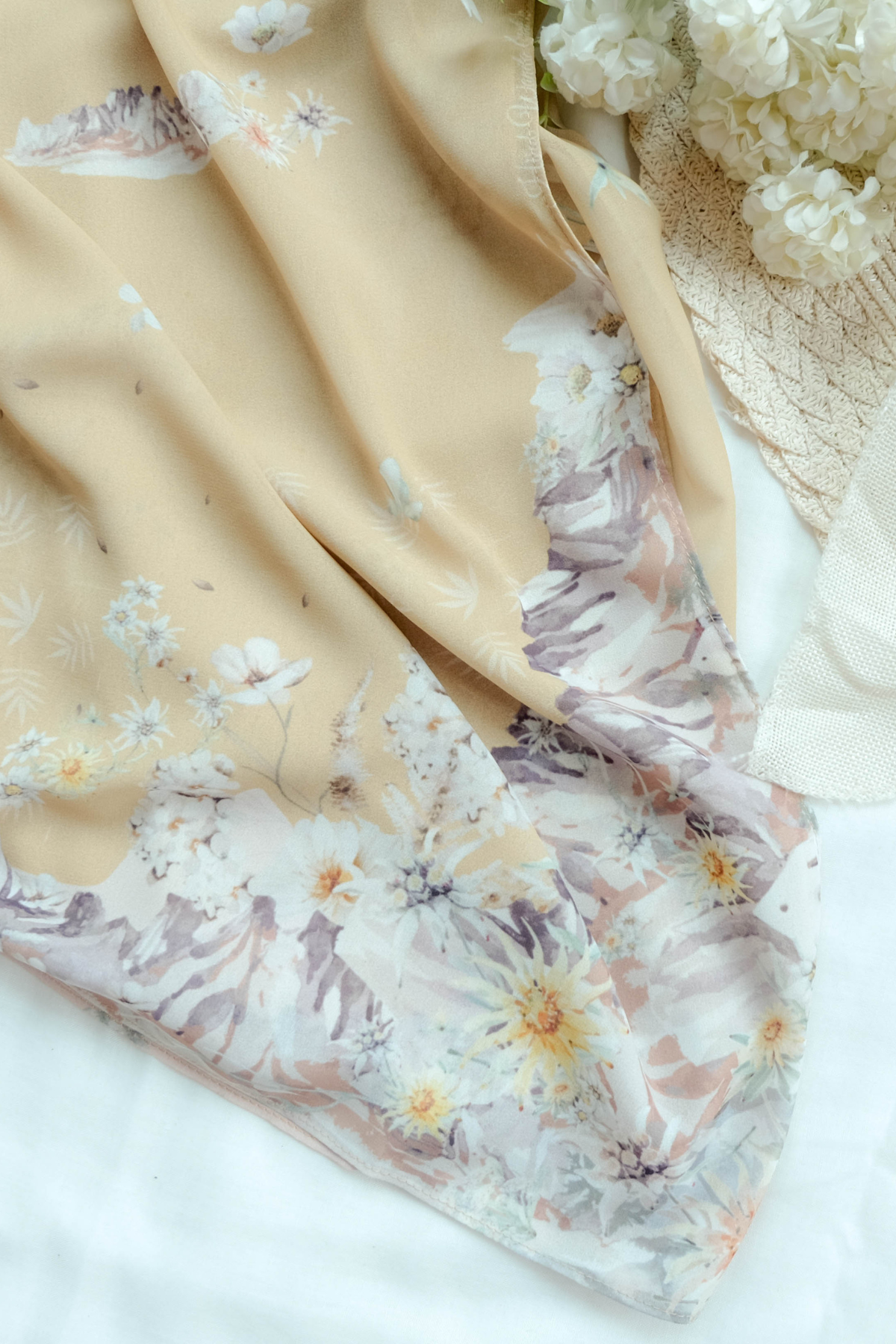 Edelweiss - Pashmina Premium Cerutti - Lawu Lemon - PM11.92