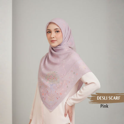 Desly Scarf - DP32.5 DV32.5 DJ32.5 Pink