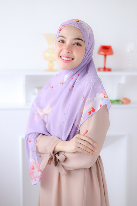 Berry - Pashmina Premium Ceruti - Lilac - PM11.34