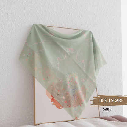 Desly Scarf - DP32.8 DV32.8 DJ32.8 Sage