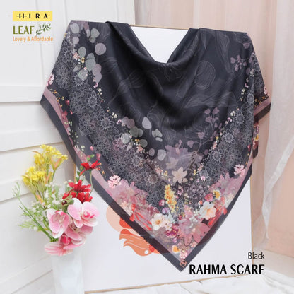 Leaf Rahma Scarf - AM31.1 AC31.1 HJ31.1 Black