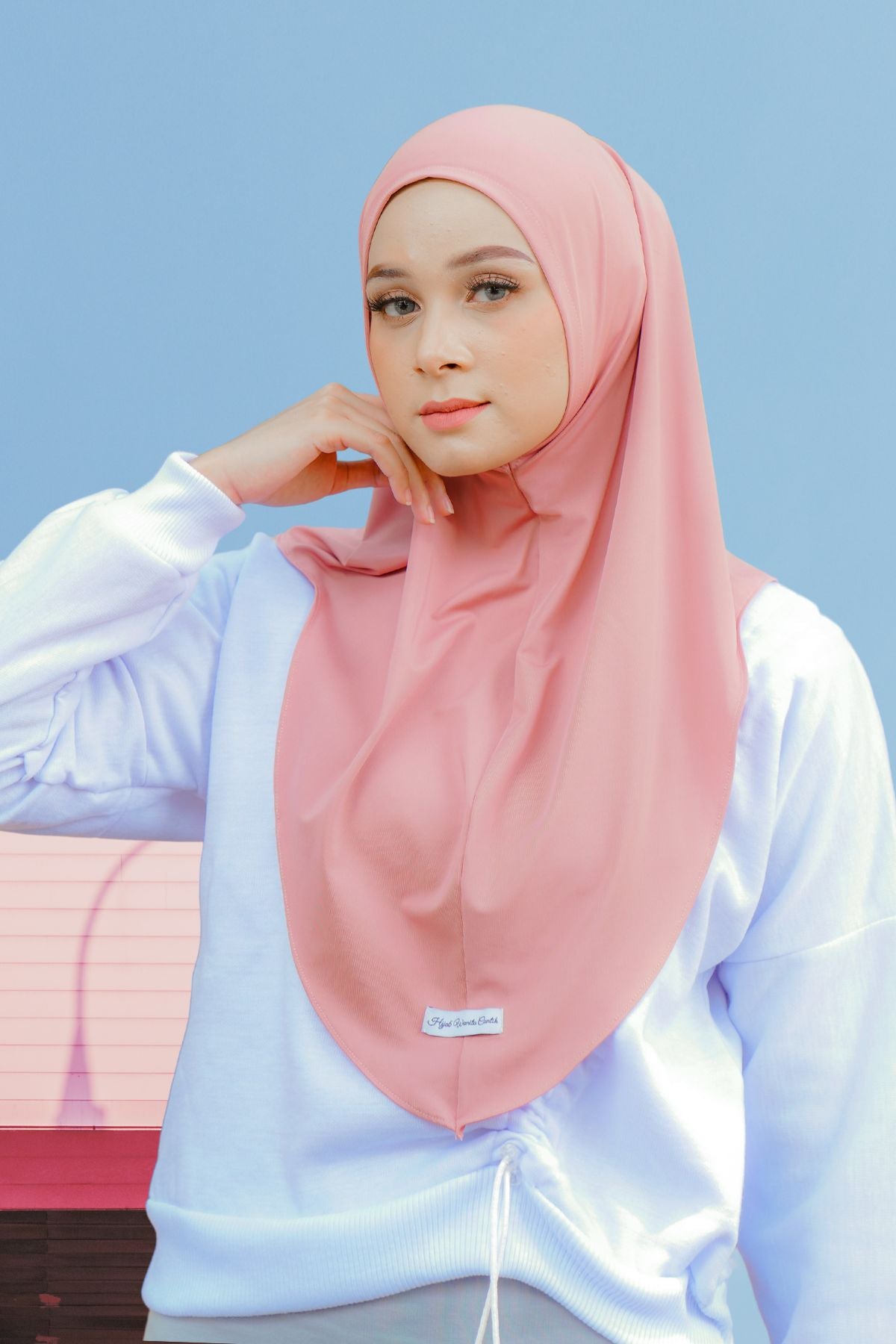Instan Jennie Sporty Hijab - HLS1.22 Dressy Rose