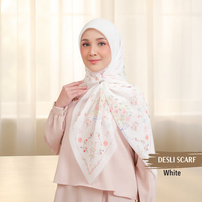 Desly Scarf - DP32.10 DV32.10 DJ32.10 White