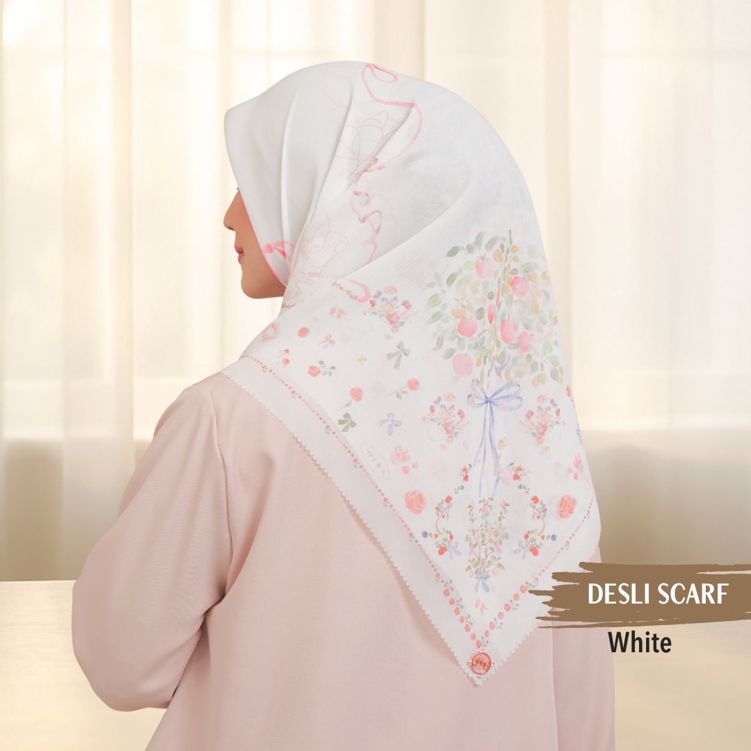 Desly Scarf - DP32.10 DV32.10 DJ32.10 White